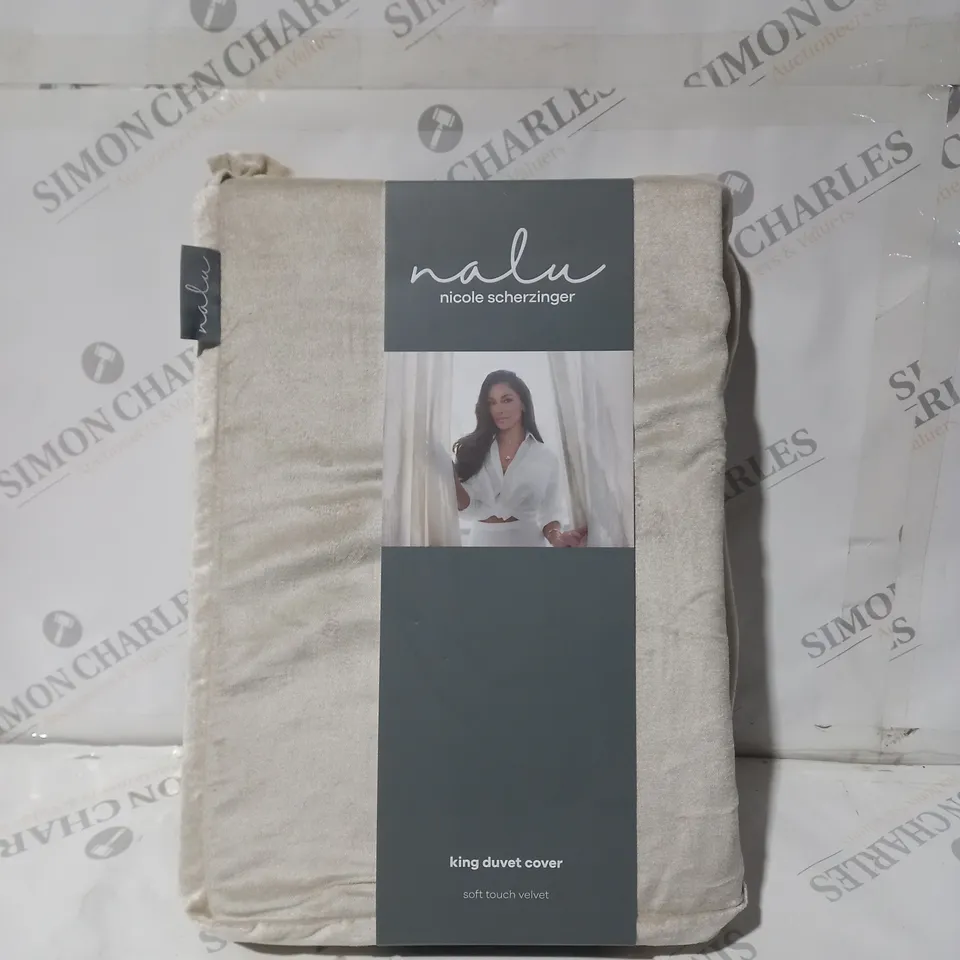 NICOLE SCHERZINGER KING DUVET COVER SOT TOUCH VELVET 