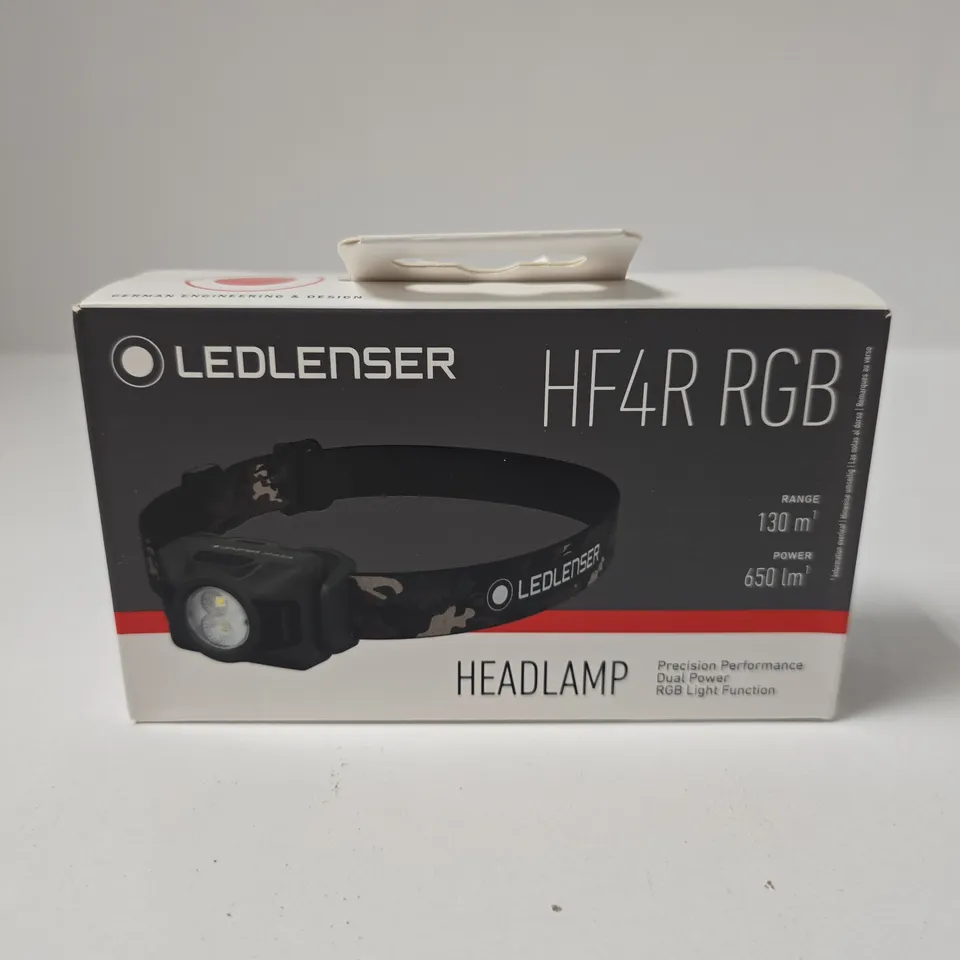 BOXED LEDLENSER HF4R RGB HEADLAMP IN CAMO