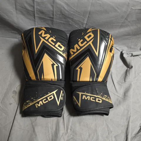 MCD BOXING GLOVES – BLACK & GOLD