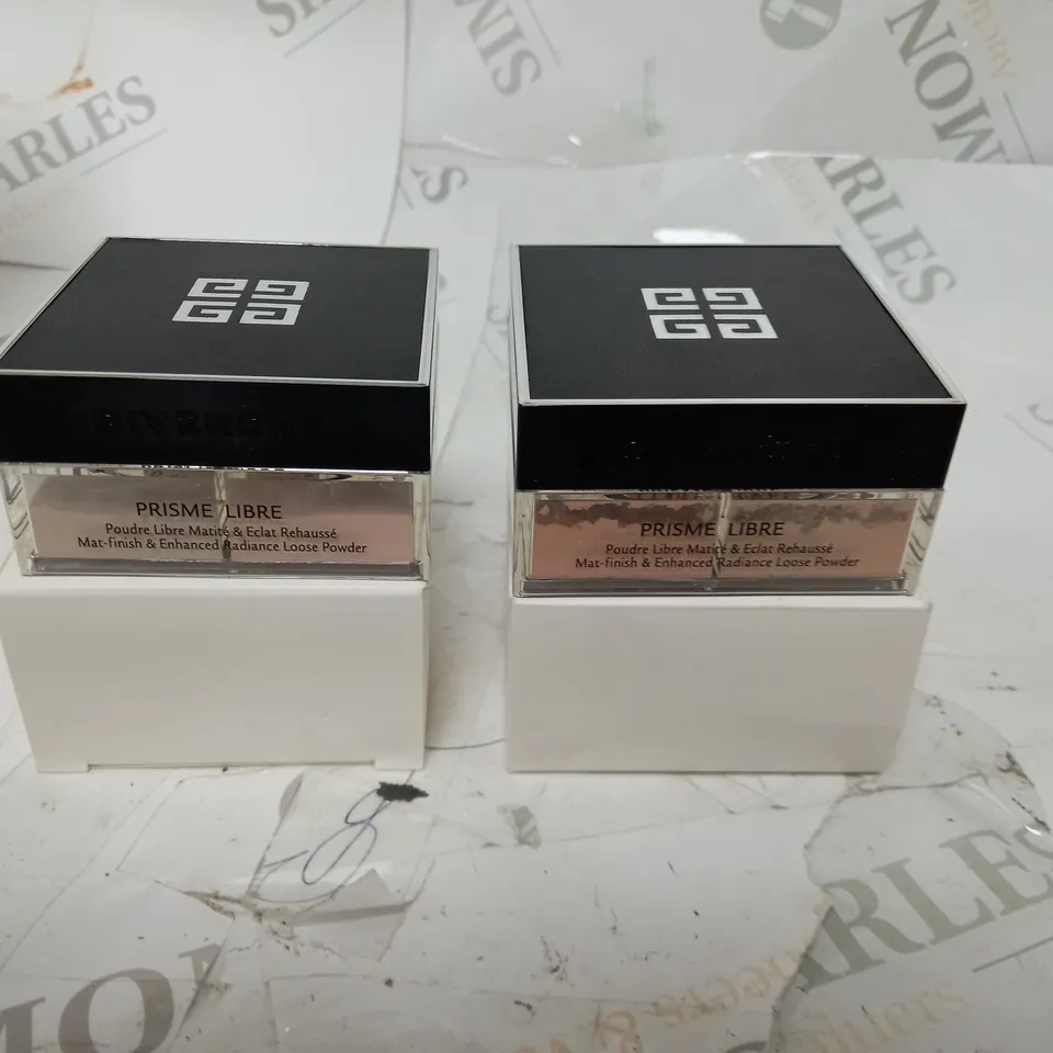 BOX OF APPROXIMATELY 20 JARS OF GIVENCHY PRISME LIBRE MATT FINISH AND ENHANCED RADIANCE LOOSE POWDER