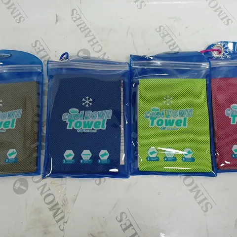 AQUA LASER SET OF 4 COOL DOWN TOWELS