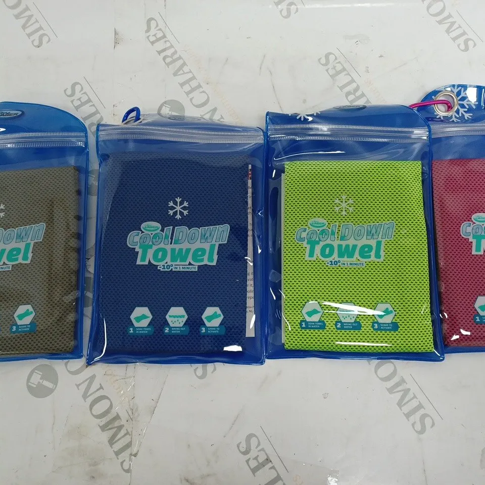 AQUA LASER SET OF 4 COOL DOWN TOWELS
