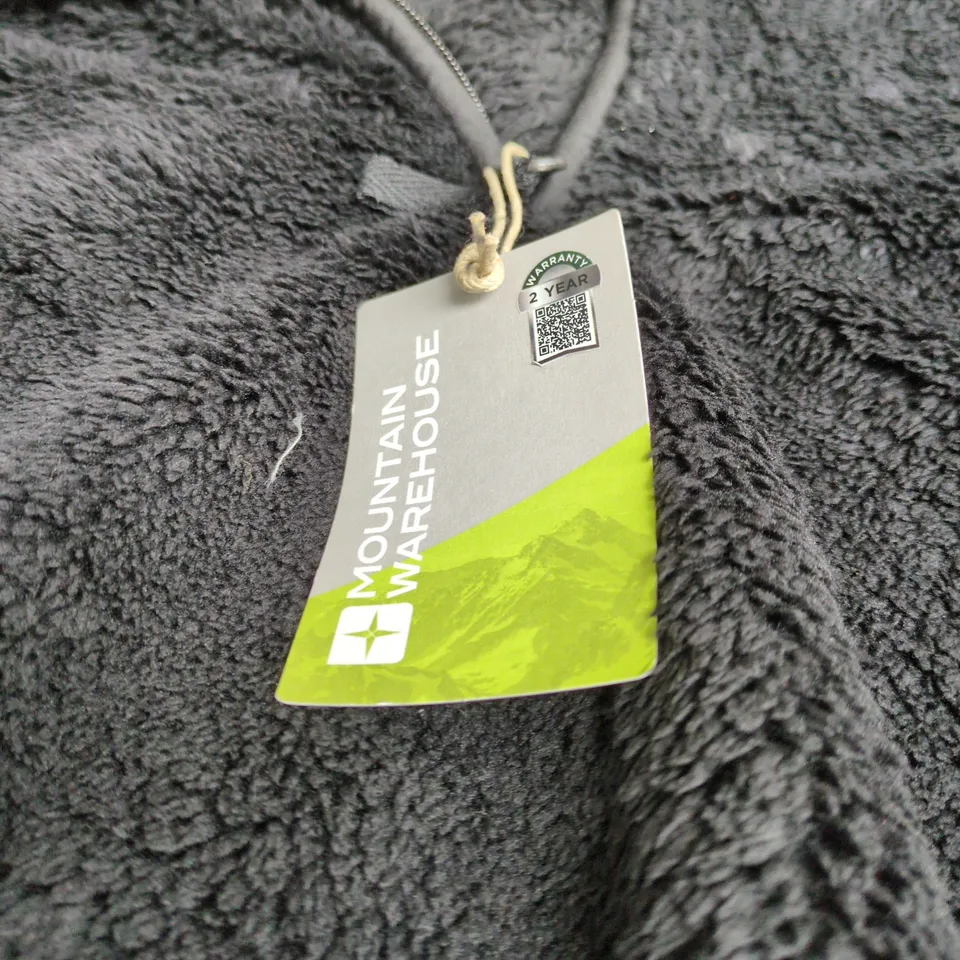 MOUNTAIN WAREHOUSE TEDDY WOMENS FLEECE BLACK UK 12 WITH TAGS