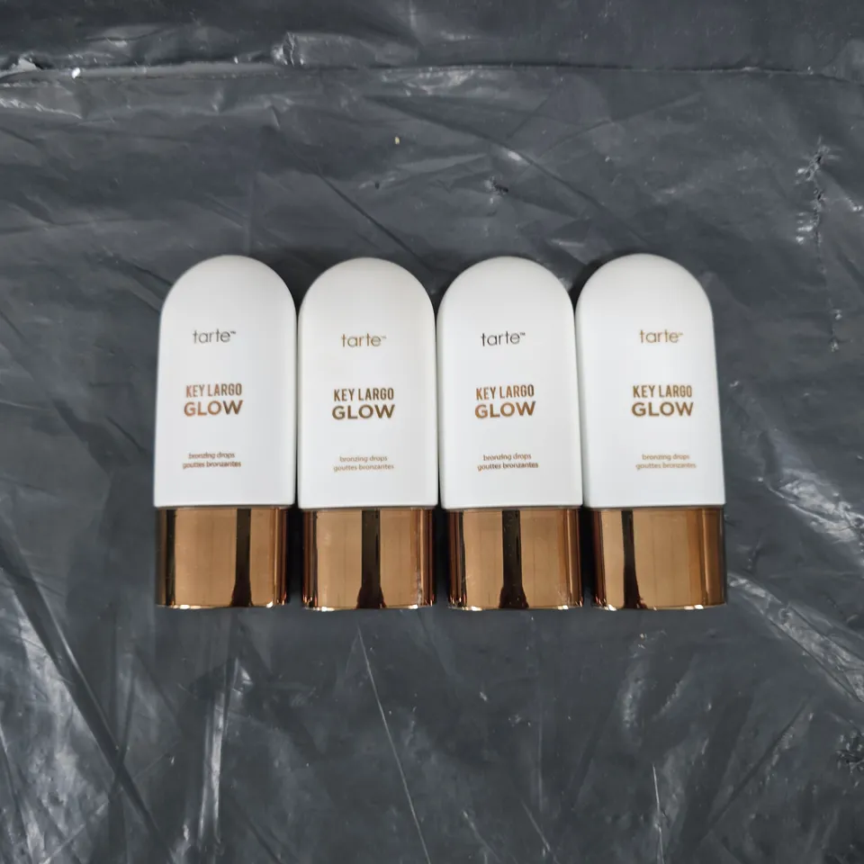 4 X TARTE KEY LARGO GLOW BRONZING DROPS 