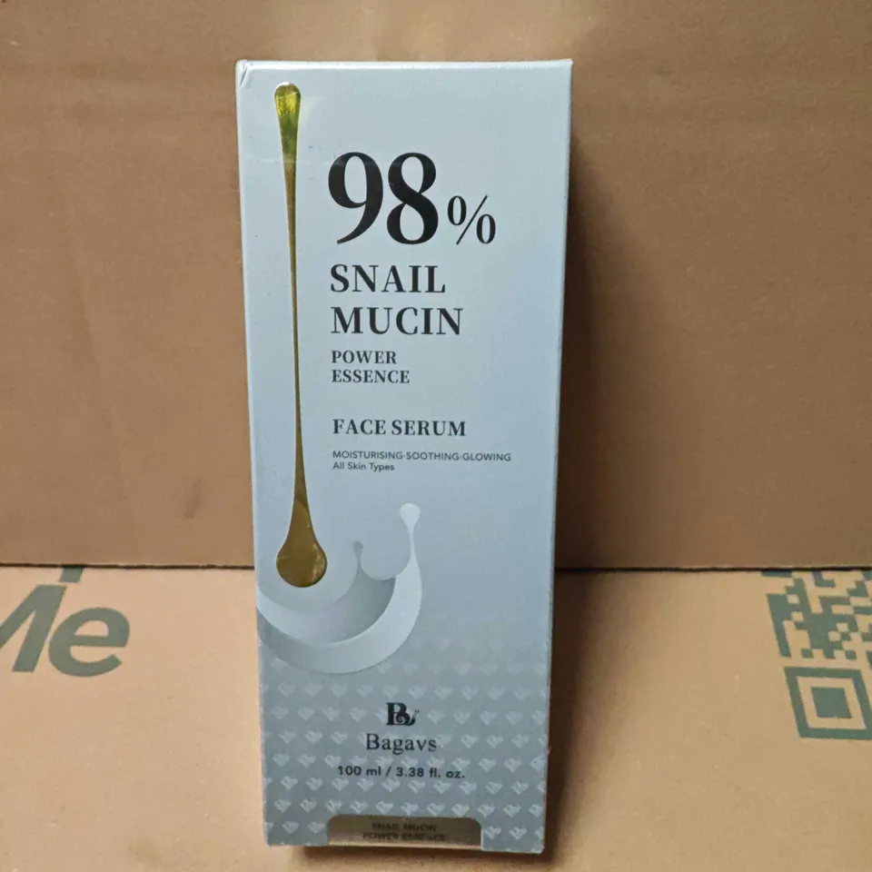 SEALED BAGAYS SNAIL MUCIN FACE SERUM – 98% SNAIL MUCIN POWER ESSENCE, 100 ML