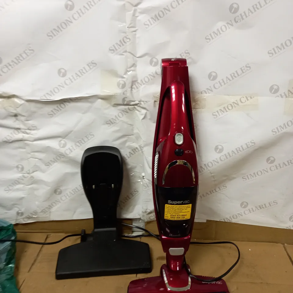 MORPHY RICHARDS SUPER VAC CORDLESS BAGLESS UPRIGHT VACUUM CLEANER 