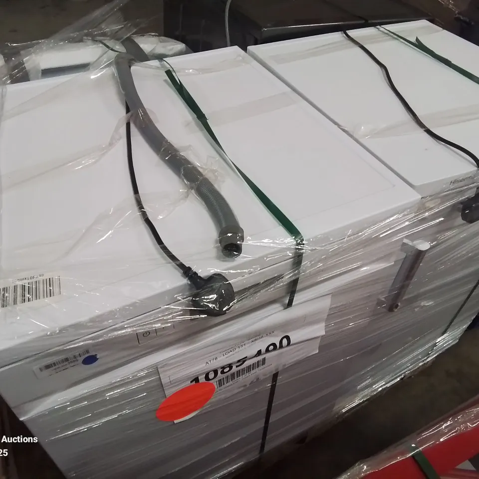 PALLET OF APPROXIMATELY 4 UNPROCESSED RAW RETURN WHITE GOODS TO INCLUDE;