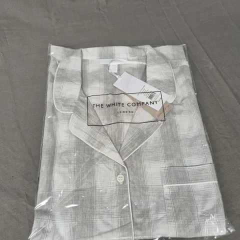 THE WHITE COMPANY CHECK PJ SHIRT SIZE M