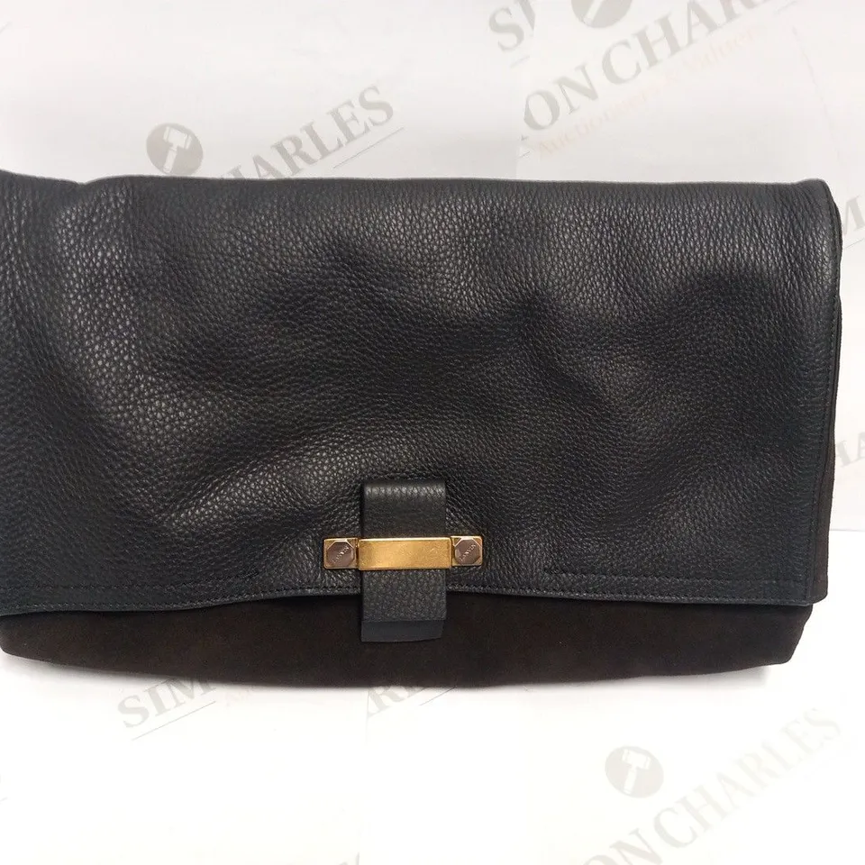 LANVIN BLACK CLUTCH BAG