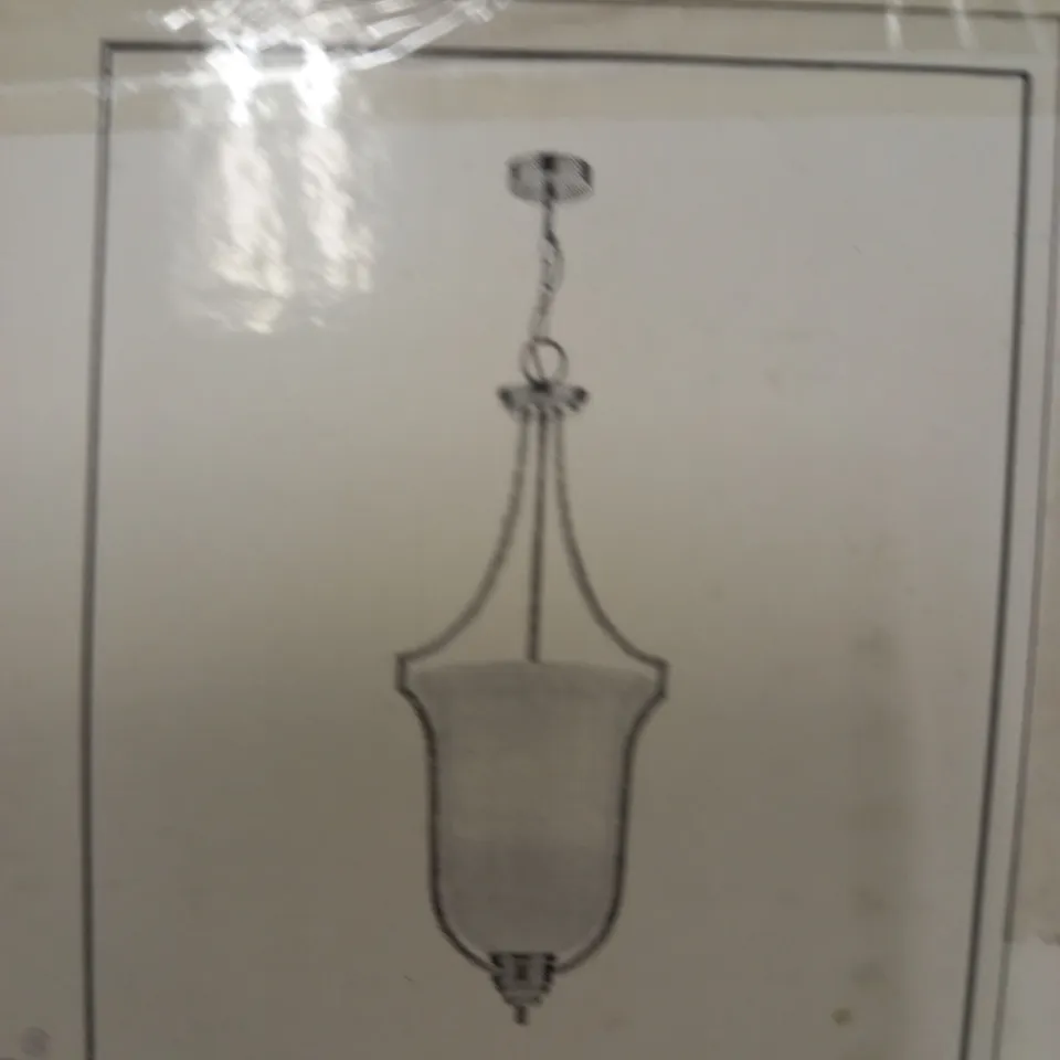 DÄR LIGHTING GROUP ATRIUM 3-LIGHT PENDANT BRONZE FINISH