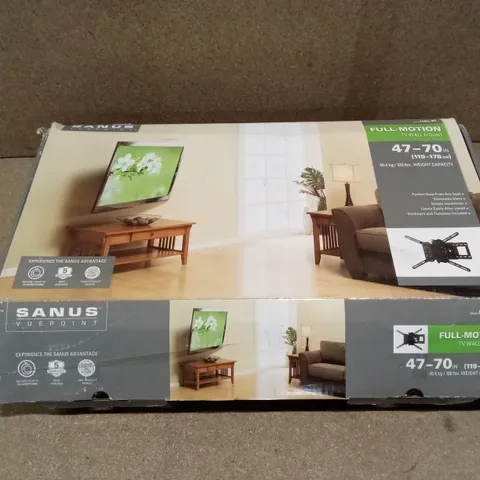 BOXED SANUS VIEWPOINT FULL-MOTION TV WALL MOUNT FOR TVs UP TO 47-70"