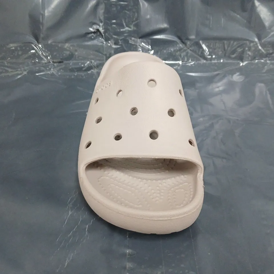 PAIR OF CROCS CLASSIC SLIDE V2 IN NUDE SIZE UK M5/W6