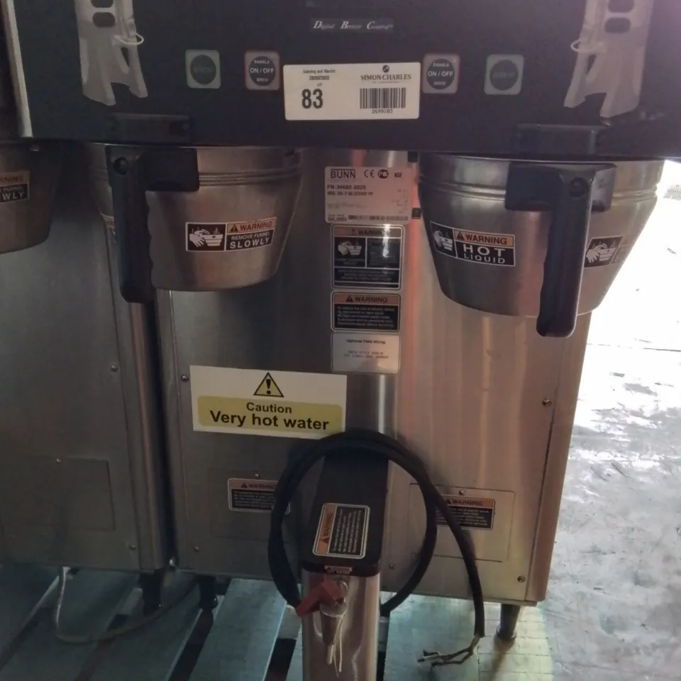 BUNN DUAL TF COMMERCIAL COFFEE BREWER