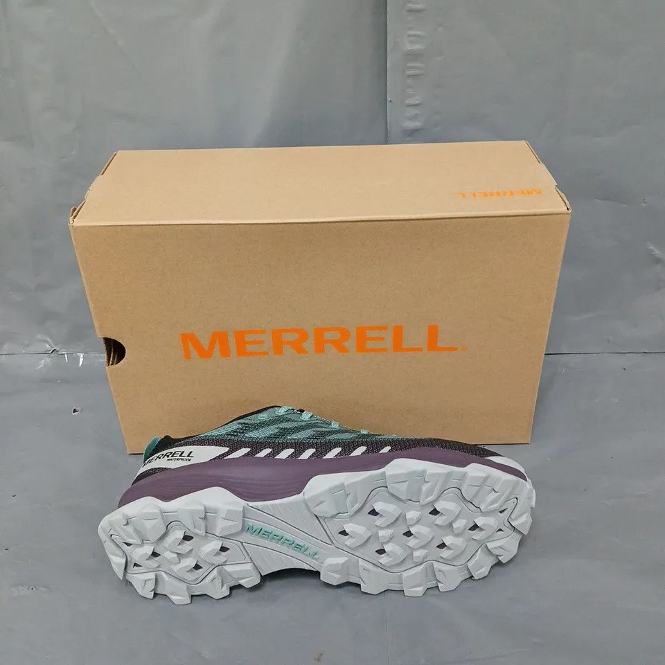 BOXED PAIR OF MERRELL SPEED ECO WATERPROOF UK 6