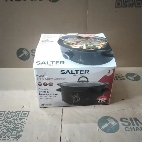 SALTER KURO 3.5L SLOW COOKER EK6249MBLK