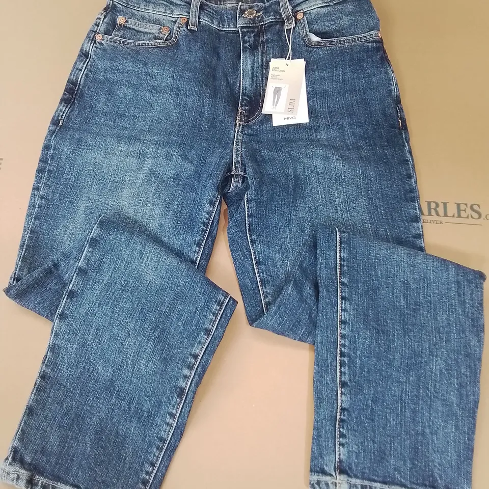 MNG SLIM HIGH WAIST JEANS - UK 10