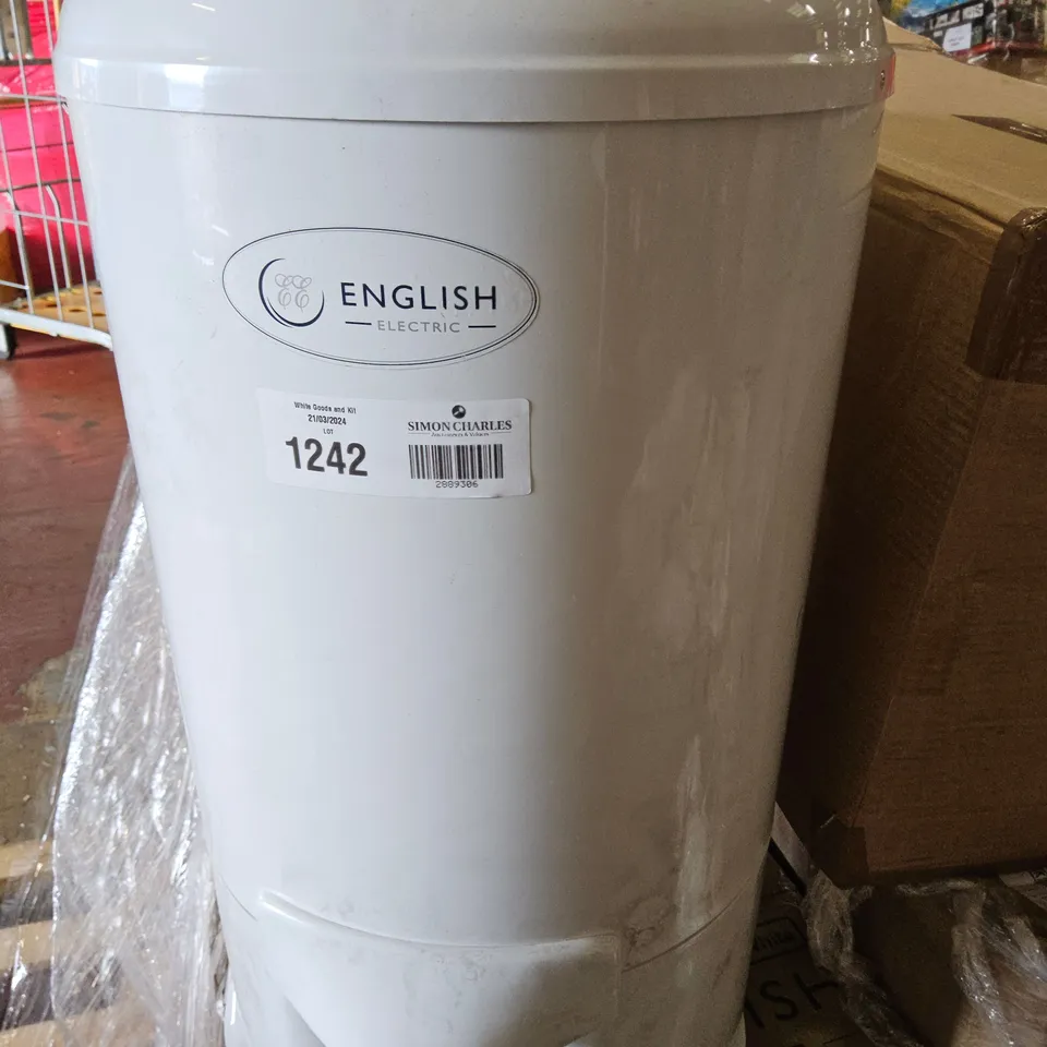 ENGLISH ELECTRIC SPIN DRYER Model 28009EEWP WHITE