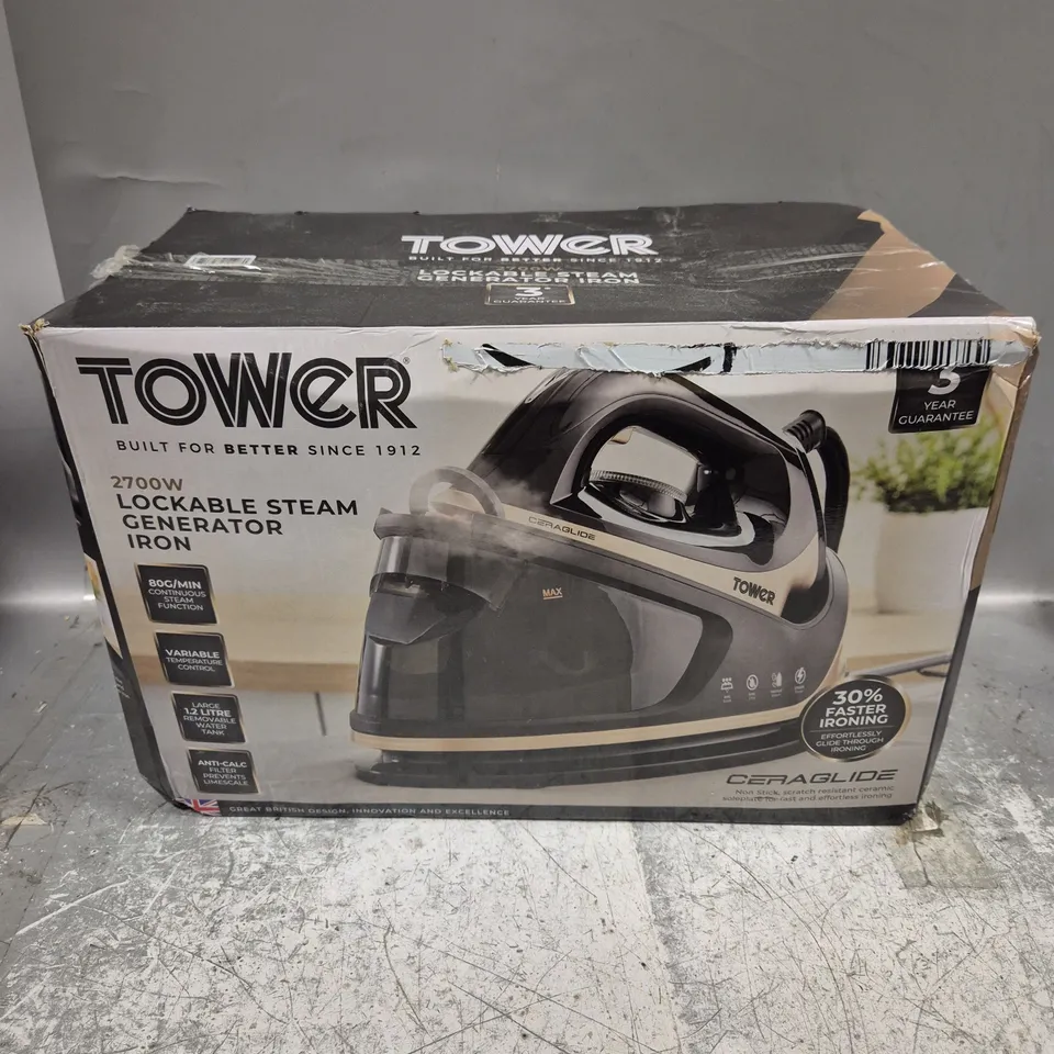 BOXED TOWER 2700W STEAM GENERATOR IRON 