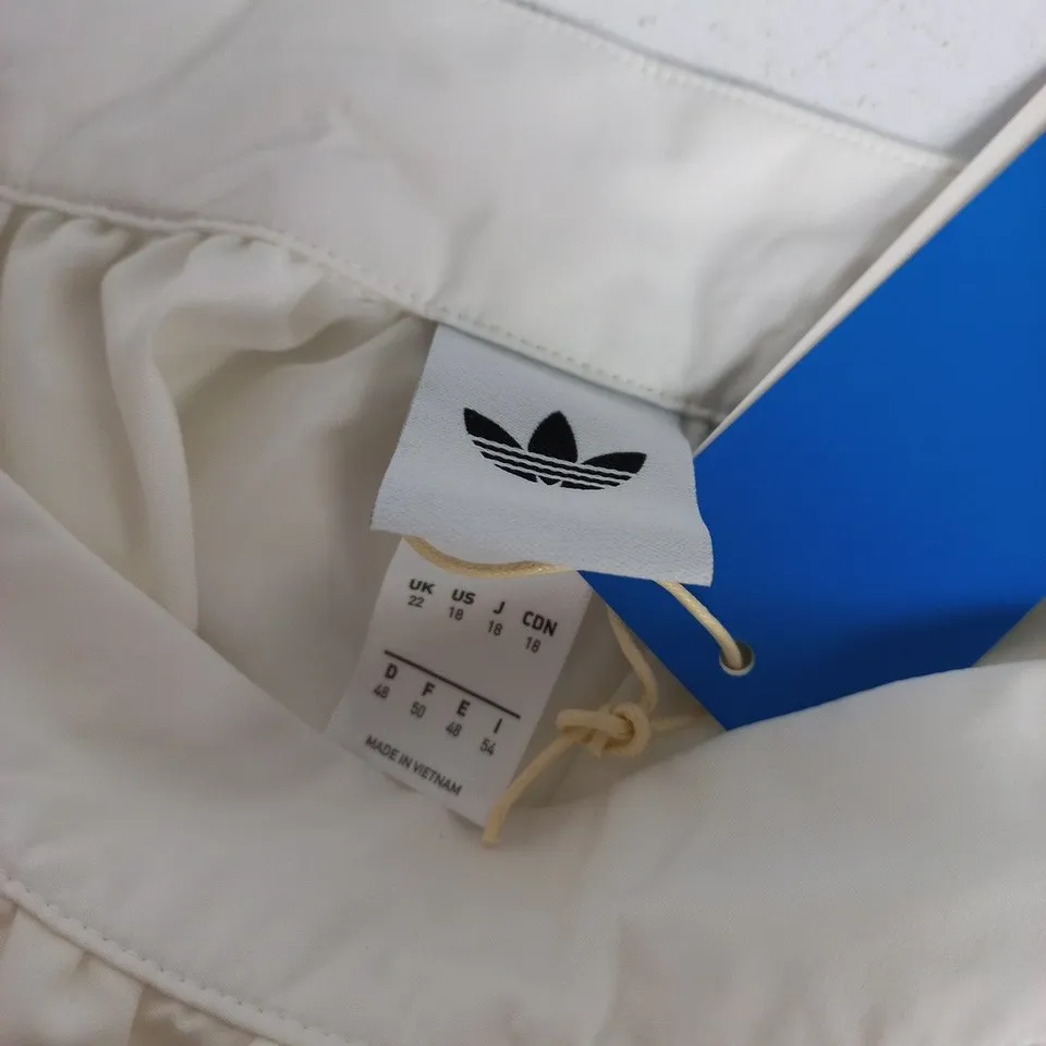 ADIDAS BALLOON SKIRT IN OFFWHITE - UK 22