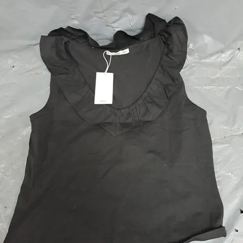 MANGO BLACK MEDIUM VOLANT TOP