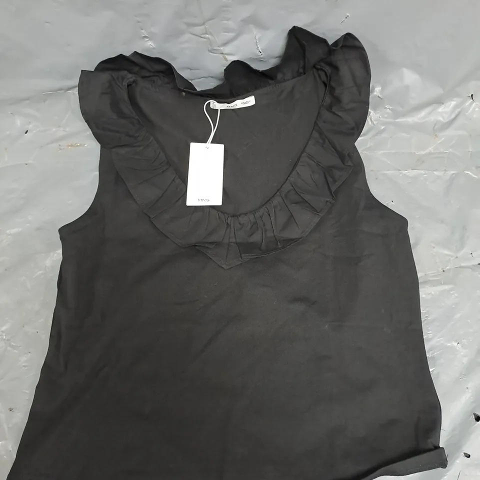 MANGO BLACK MEDIUM VOLANT TOP 