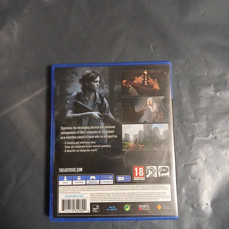 THE LAST OF US PART II – PS4 