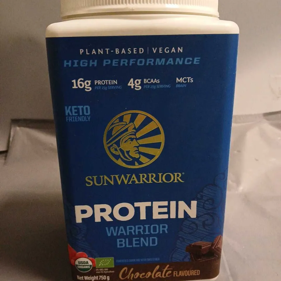 SUNWARRIOR 750G PROTEIN WARRIOR BLEND - CHOCOLATE 