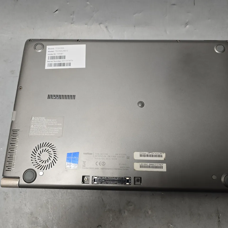 TOSHIBA TECRA Z40-C LAPTOP 