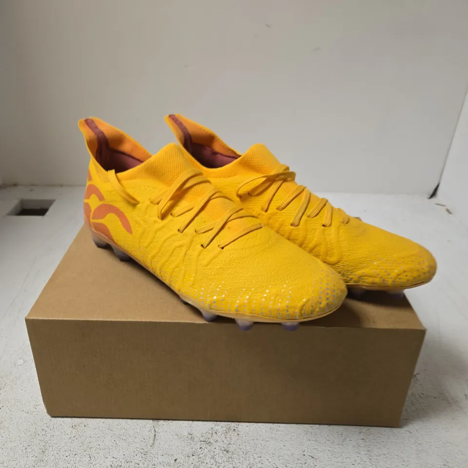 CANTERBURY SPEED INFINITE ELITE FG AU FOOTBALL BOOTS – YELLOW/ORANGE, UK 8