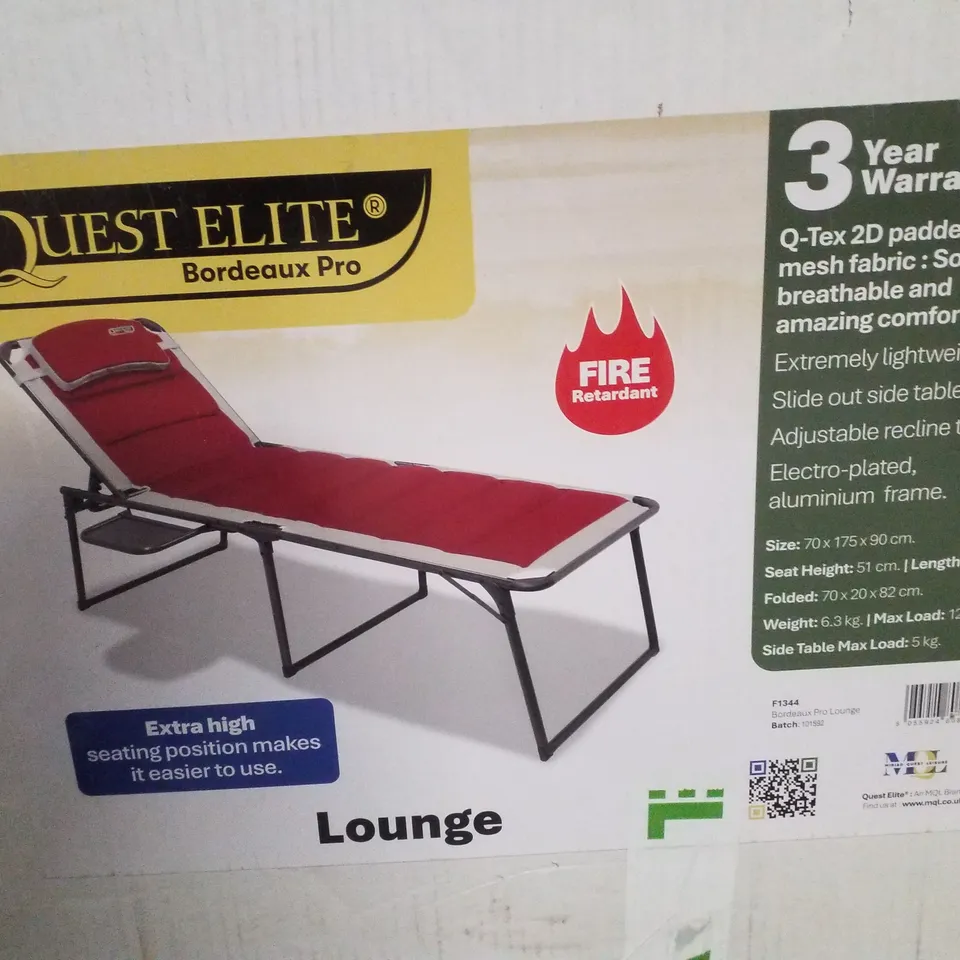 BOXED QUEST ELITE BORDEAUX PRO LOUNGE