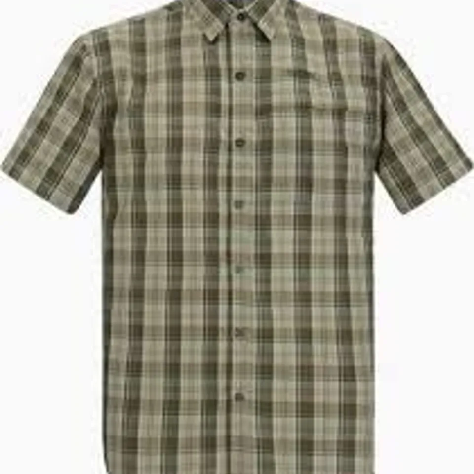 BRAND NEW REGATTA MINDANOL SHIRT IN GREEN CHECK - UK XL