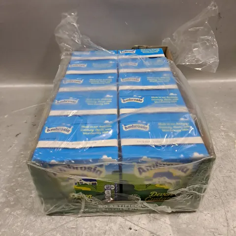 10 X AMBROSIA DEVON CUSTARD CARTONS 