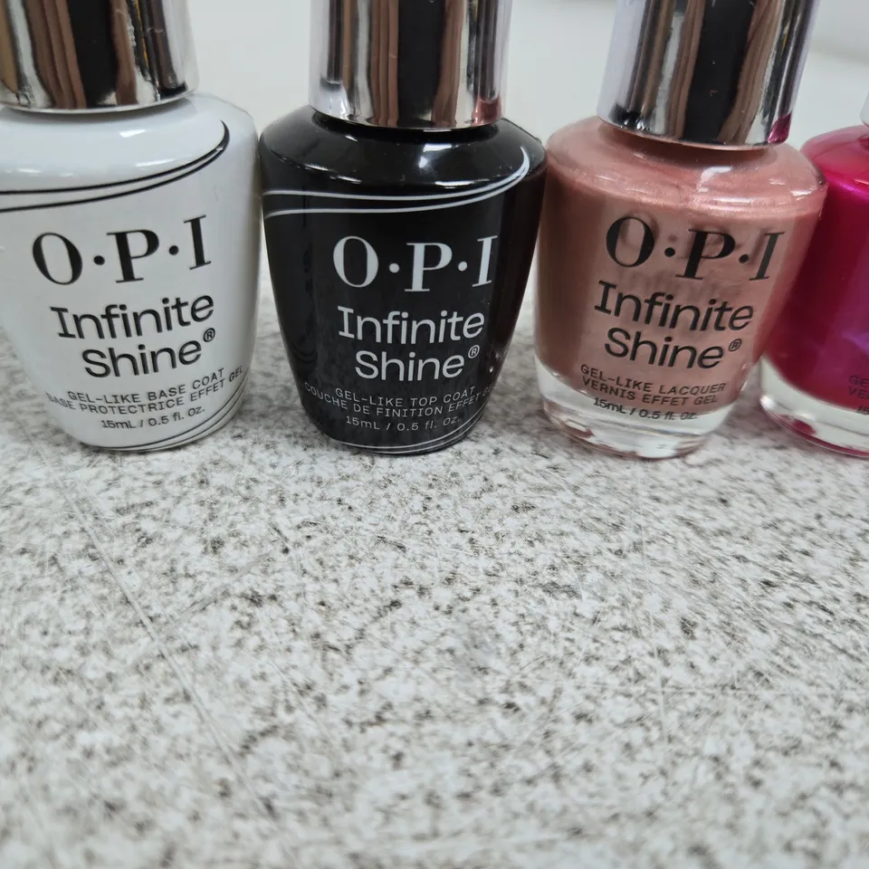 OPI INFINITE SHINE GEL-LIKE LACQUER NAIL POLISH – 4 X ASSORTED COLOURS 15ML