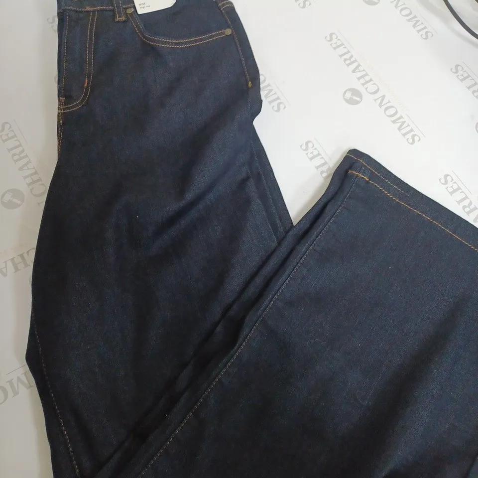 AUTOGRAPH WIDE RISE BLUE DENIM JEANS 