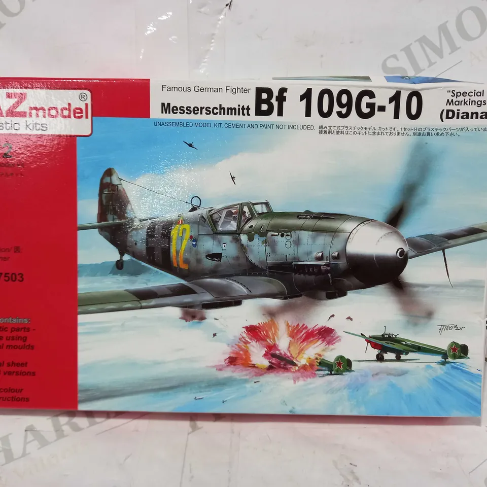 AZ MODEL PLASTIC KITS - MESSERSCHMITT BF 109G-10 MODEL KIT