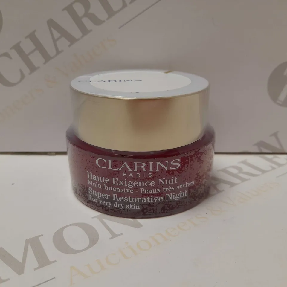 CLARINS SUPER RESTORATIVE NIGHT CREAM 50ML – FOR VERY DRY SKIN 