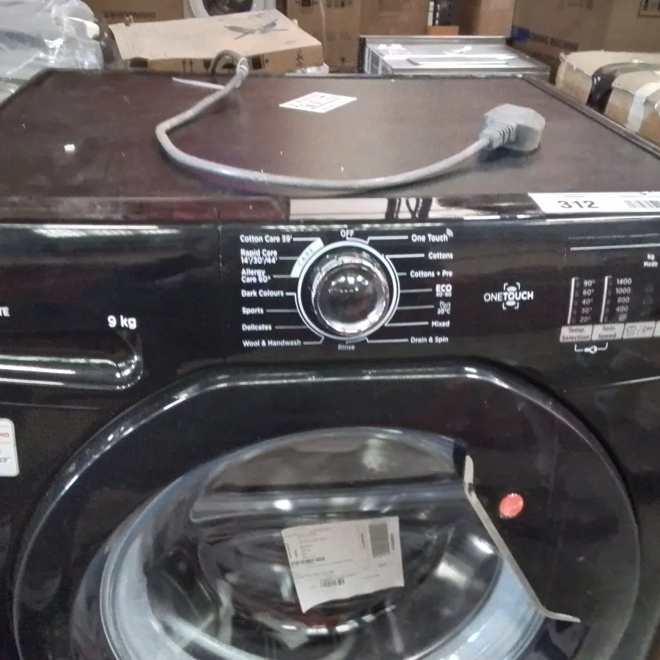 HOOVER H3W492DABB41-80 H-WASH 300 LITE WASHING MACHINE - BLACK 
