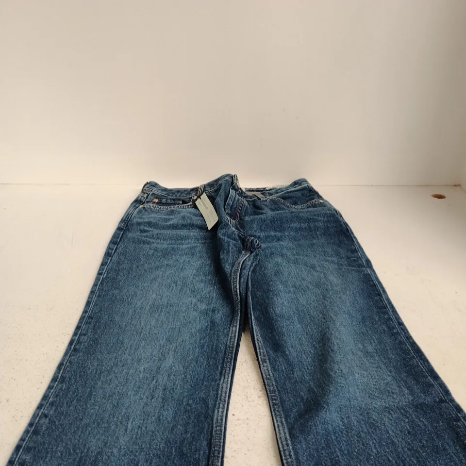 RIVER ISLAND DENIM JEANS 90S STRAIGHT UK 12L