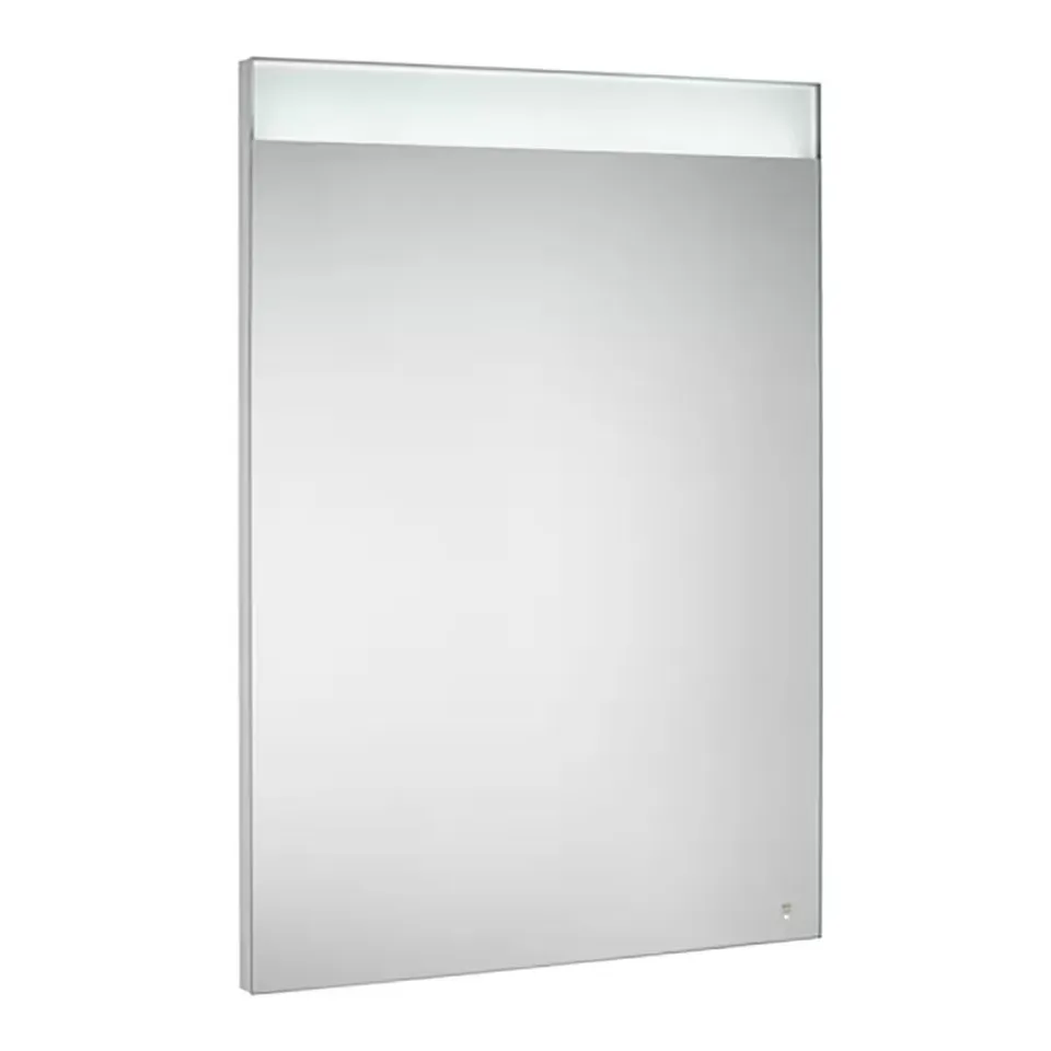BRAND NEW BOXED ROCA PRISMA BASIC BATHROOM MIRROR WITH INTEGRATED LED - CHROME