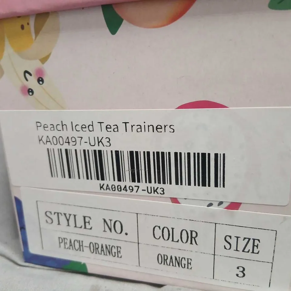 KOI FRUTTI TUTTI UK3 PEACH ICED TEA TRAINERS (KA00497-UK3)