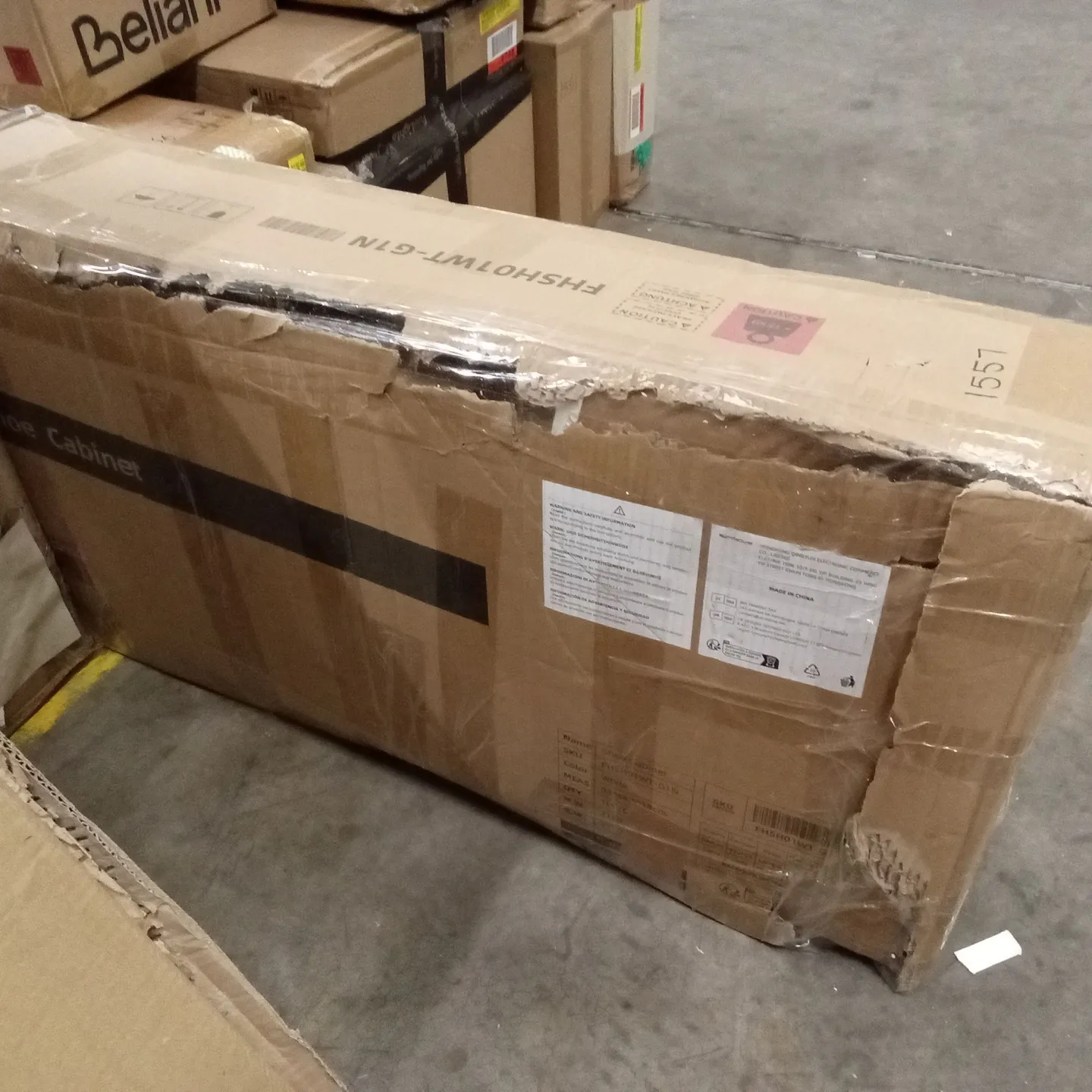 BOXED 18 PAIR FLIP DOWN SHOE STORAGE