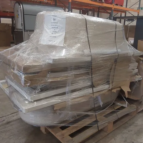 PALLET CONTAINING APPROXIMATELY 6x MIXED BATHSTORE AND TROJAN BATH TUBS