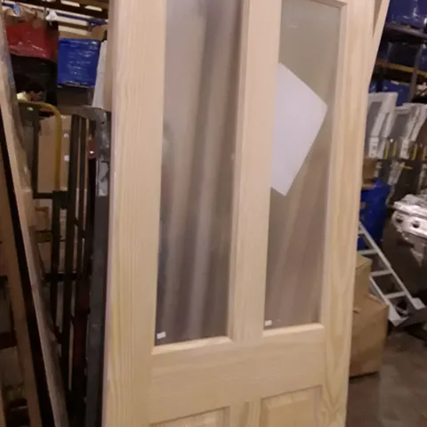 4 PANEL CLEAR PINE GLAZED INTERNAL DOOR 1981 × 762MM