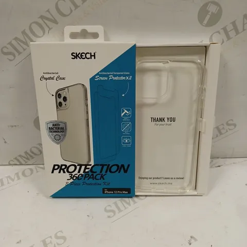 BOX OF 5 SKECH PROTECTION 360 PACK - IPHONE 12 PRO MAX 