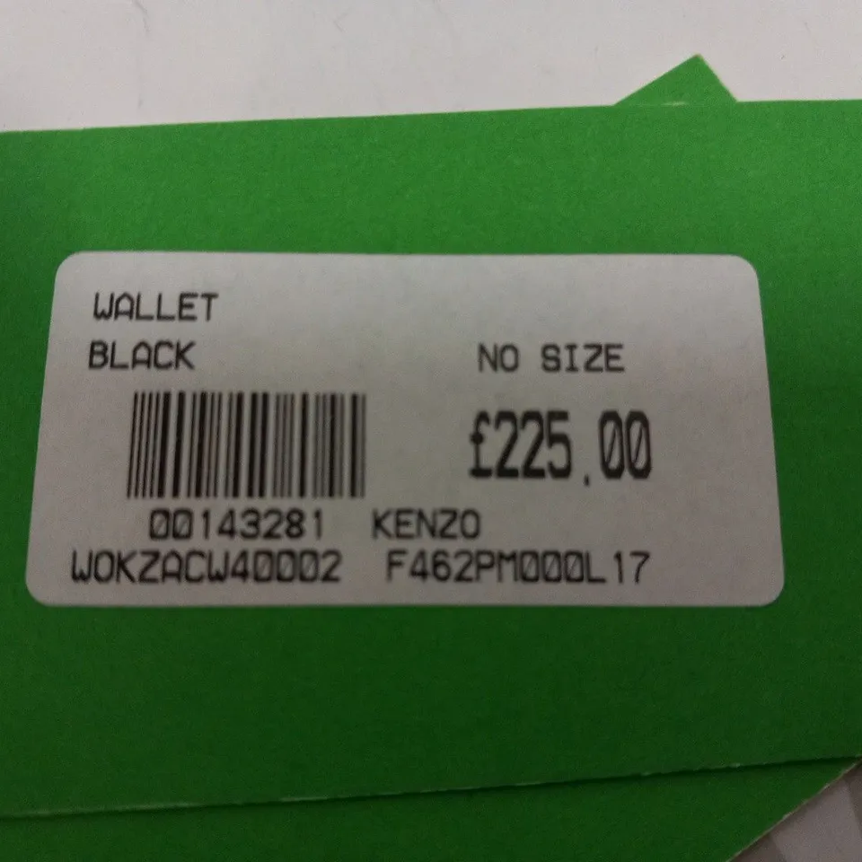 KENZO BLACK AND WHITE WALLET