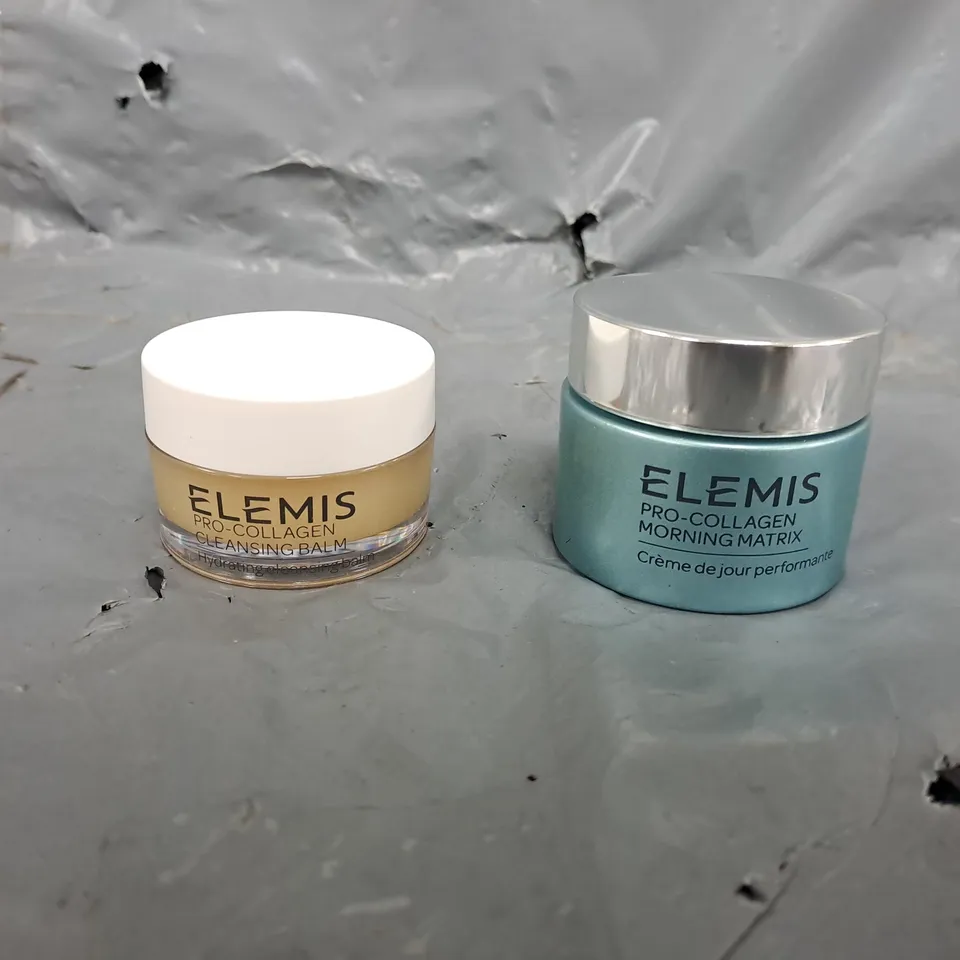 ELEMIS PRO-COLLAGEN CLEANSING BALM AND MORNING MATRIX