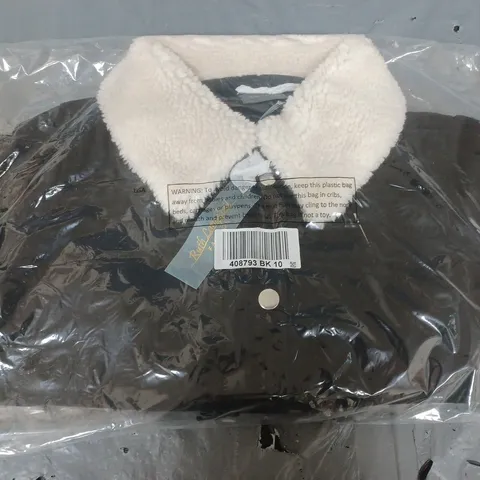 RUTH LANGSFORD AVIATOR STYLE SMART JACKET SIZE 10