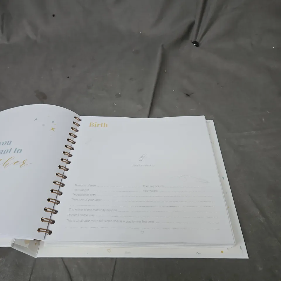 "ABOUT YOU" EARLY YEARS MEMORIES ALBUM, BY WONDER TREE. BOXED