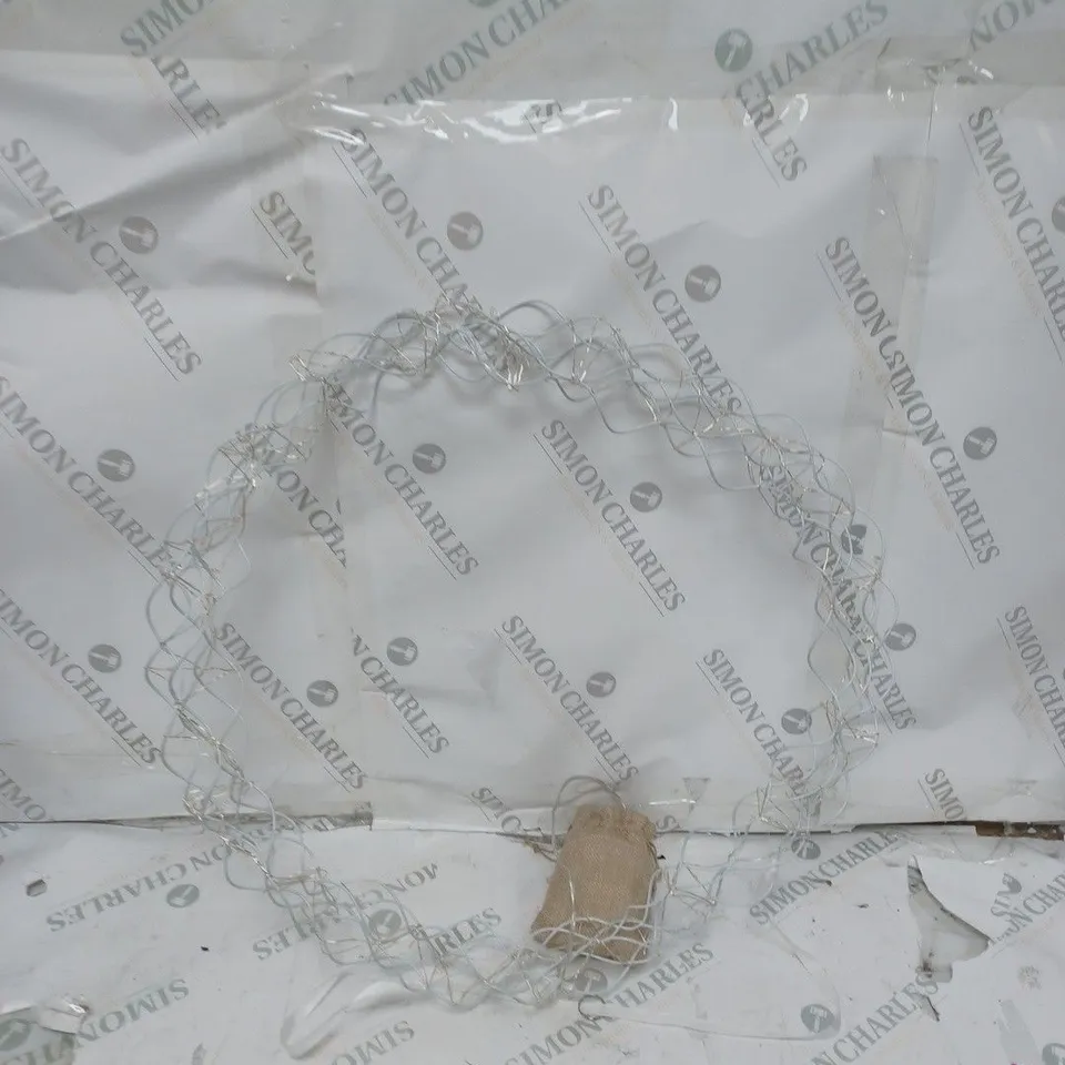 KELLY HOPPEN WHITE LIGHT UP WREATH