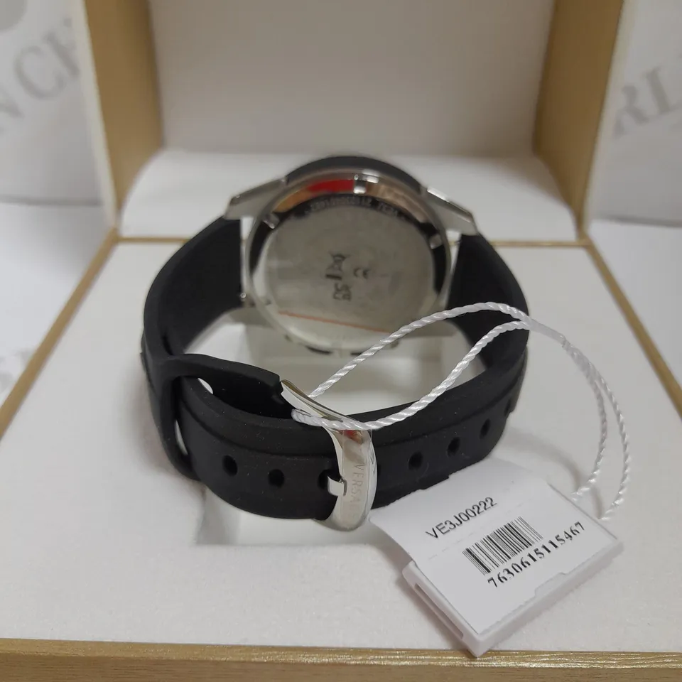 VERSACE GRECA ACTION CHRONO MEN'S SILICONE WATCH  RRP £1060